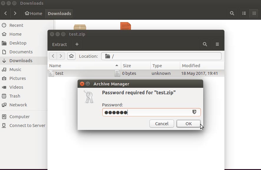create-a-password-protected-zip-file-in-linux